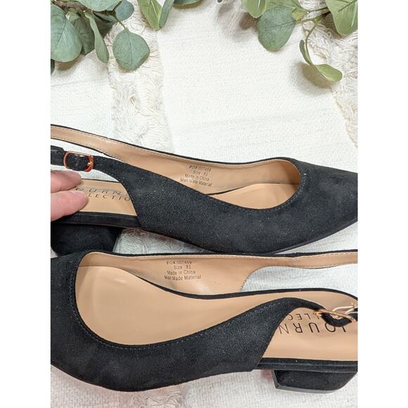 Nordstrom Journee Collection Sylvia Slingback Pump in Black - Picture 2 of 7